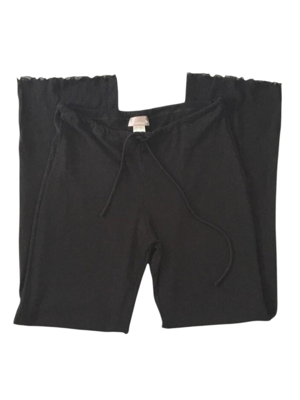 new Papillon Blanc 🝮 Semi Sheer Comfy Lounge Pant 🝮 Versatile Evening 🝮 Black - Picture 9 of 14